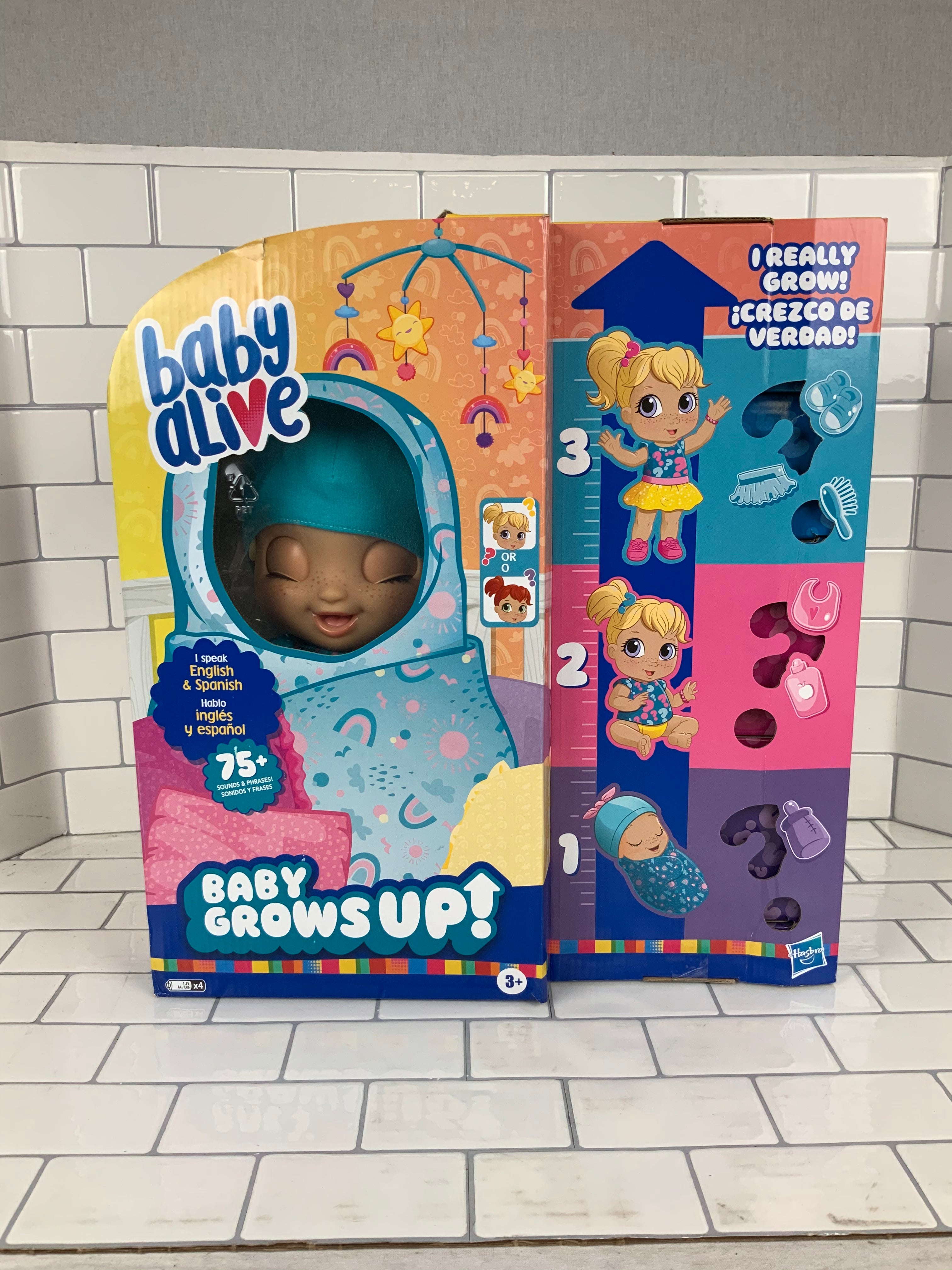 Baby Alive Baby Grows Up (Happy), Growing and Talking Baby Doll (7454145216750)